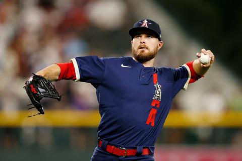 Jared Walsh, LA Angels. Mandatory Credit: Isaiah J. Downing-USA TODAY Sports