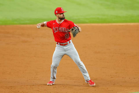 LA Angels, Jack Mayfield. Mandatory Credit: Andrew Dieb-USA TODAY Sports