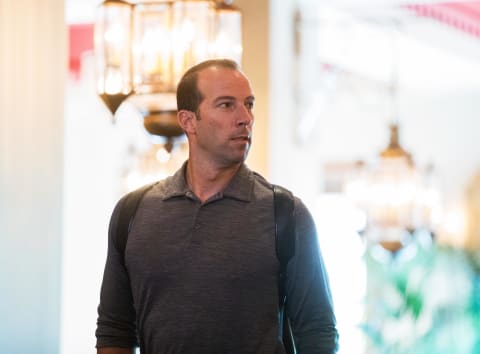 Nov 8, 2016; Scottsdale, AZ, USA; Los Angeles Angels general manager Billy Eppler during the MLB general managers meeting at the Omni Scottsdale Resort. Mandatory Credit: Mark J. Rebilas-USA TODAY Sports