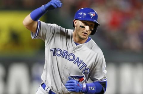 May 13, 2016; Arlington, TX, USA; Toronto Blue Jays shortstop 