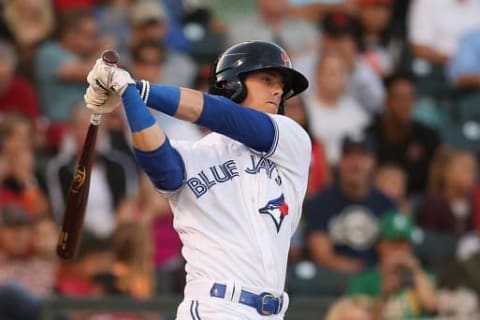 SURPRISE, AZ – NOVEMBER 03: AFL West All-Star, Cavan Biggio #26 of the Toronto Blue Jays bats during the Arizona Fall League All Star Game at Surprise Stadium on November 3, 2018 in Surprise, Arizona. (Photo by Christian Petersen/Getty Images)