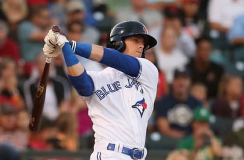 SURPRISE, AZ – NOVEMBER 03: AFL West All-Star, Cavan Biggio #26 of the Toronto Blue Jays bats during the Arizona Fall League All Star Game at Surprise Stadium on November 3, 2018 in Surprise, Arizona. (Photo by Christian Petersen/Getty Images)