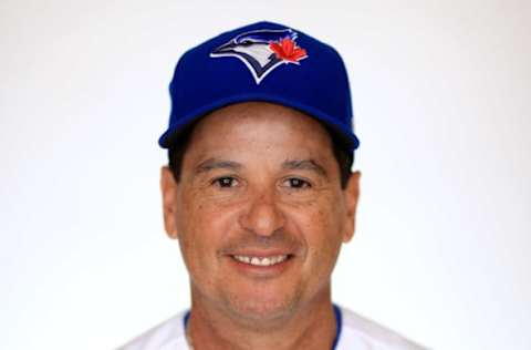 DUNEDIN, FLORIDA – FEBRUARY 22: Charlie Montoyo #25 of the Toronto Blue Jays poses for a portrait during photo day at Dunedin Stadium on February 22, 2019 in Dunedin, Florida. (Photo by Mike Ehrmann/Getty Images)