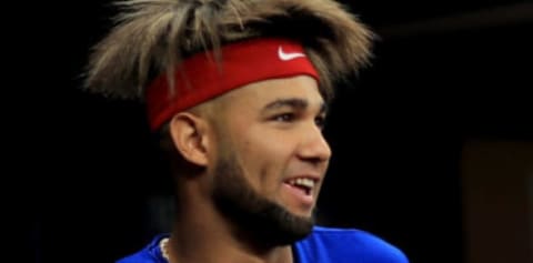 ST PETERSBURG, FLORIDA – MAY 29: Lourdes Gurriel Jr. #13 of the Toronto Blue Jays looks on in the first inning during a game against the Tampa Bay Rays at Tropicana Field on May 29, 2019 in St Petersburg, Florida. (Photo by Mike Ehrmann/Getty Images)