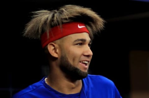 ST PETERSBURG, FLORIDA – MAY 29: Lourdes Gurriel Jr. #13 of the Toronto Blue Jays looks on in the first inning during a game against the Tampa Bay Rays at Tropicana Field on May 29, 2019 in St Petersburg, Florida. (Photo by Mike Ehrmann/Getty Images)