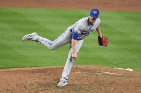 BALTIMORE, MD – SEPTEMBER 17: Ken Giles #51 of the Toronto Blue Jays pitches during a baseball game against the Baltimore Orioles at Oriole Park at Camden Yards on September 17, 2019 in Baltimore, Maryland. (Photo by Mitchell Layton/Getty Images)