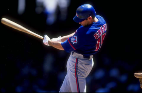 12 Jul 1998: Outfielder Shawn Green (Rick Stewart /Allsport)