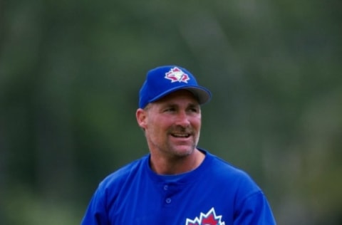 3 Mar 1998: Dave Stieb of the Toronto Blue Jays in action during a spring training game against the Minnesota Twins at the Lee County Sports Complex in Fort Myers, Florida. The Blue Jays defeated the Twins 7-5. Mandatory Credit: Craig Melvin /Allsport