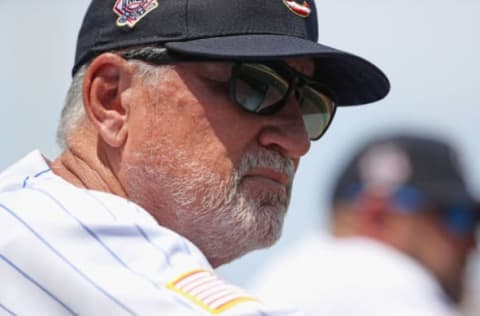 CHICAGO, IL – JULY 03: Manager Joe Maddon #70 of the Chicago Cubs watches as his team takes on the Detroit Tigers at Wrigley Field on July 3, 2018 in Chicago, Illinois. (Photo by Jonathan Daniel/Getty Images)