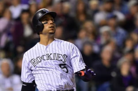 DENVER, CO – SEPTEMBER 16: Carlos Gonzalez