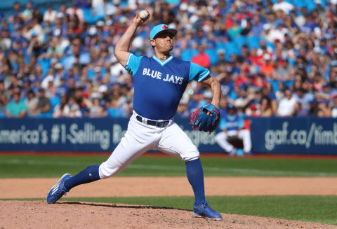 TORONTO, ON – AUGUST 26: Roberto Osuna