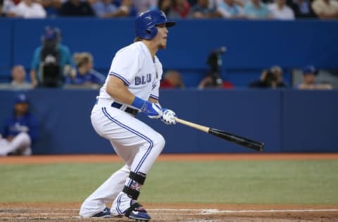 TORONTO, CANADA – AUGUST 7: Colby Rasmus