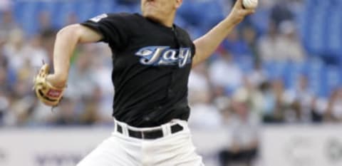 Gustavo Chacin started for Toronto tonight in MLB action at Rogers Centre in Toronto. August 31,2005. (Photo by Jay Gula/Getty Images)