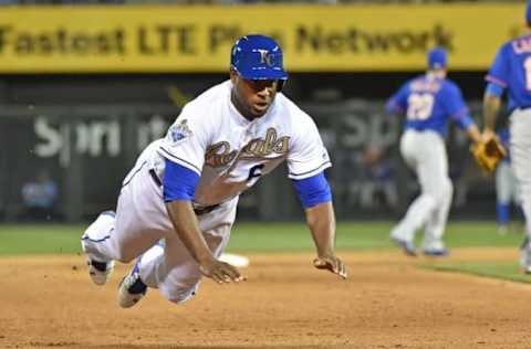 Apr 3, 2016; Kansas City, MO, USA; Lorenzo Cain is the sabermetric darling of the Royals, while also being an example of why they aren’t always correct. Mandatory Credit: Peter G. Aiken-USA TODAY Sports