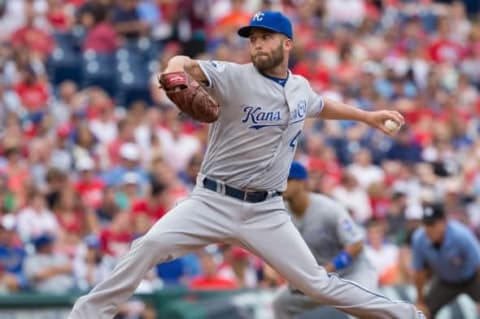 Danny Duffy has been the most pleasant surprise of 2016. Mandatory Credit: Bill Streicher-USA TODAY Sports