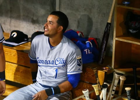 Nov 7, 2015; Phoenix, AZ, USA; Kansas City Royals infielder Ramon Torres during the Arizona Fall League Fall Stars game at Salt River Fields. Mandatory Credit: Mark J. Rebilas-USA TODAY Sports