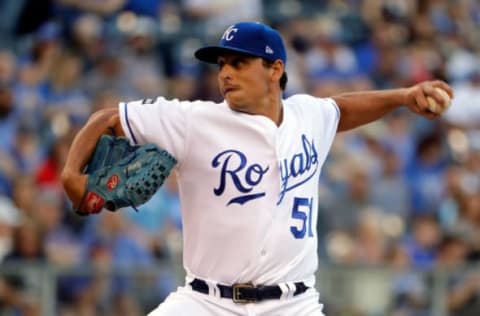 KANSAS CITY, MO – MAY 17: Starting pitcher Jason Vargas