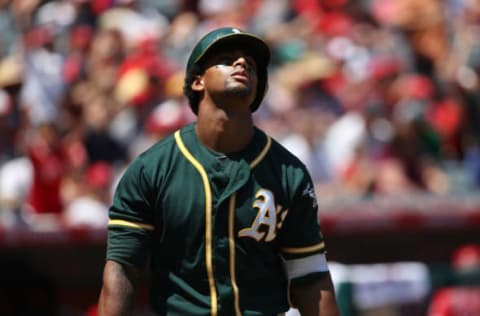 ANAHEIM, CA – AUGUST 06: Khris Davis