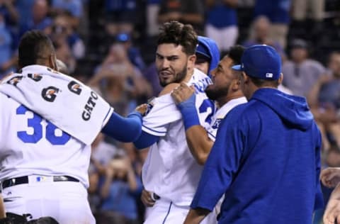 KANSAS CITY, MO – AUGUST 23: Eric Hosmer