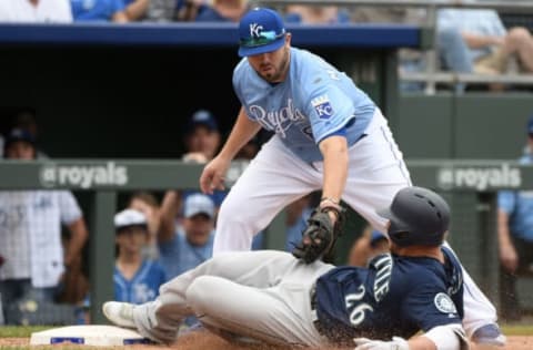 KANSAS CITY, MO – AUGUST 6: Danny Valencia