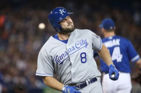 TORONTO, ON – SEPTEMBER 21: Mike Moustakas