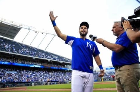 KANSAS CITY, MO – OCTOBER 01: Eric Hosmer