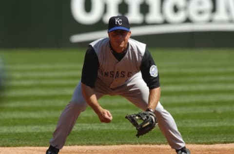 CHICAGO – APRIL 14: Third baseman Joe Randa