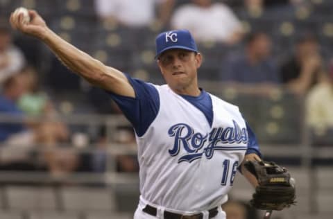 KANSAS CITY, MO – AUGUST 17: Infielder Joe Randa