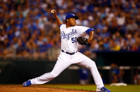 KANSAS CITY, MO – SEPTEMBER 01: Pitcher Miguel Almonte