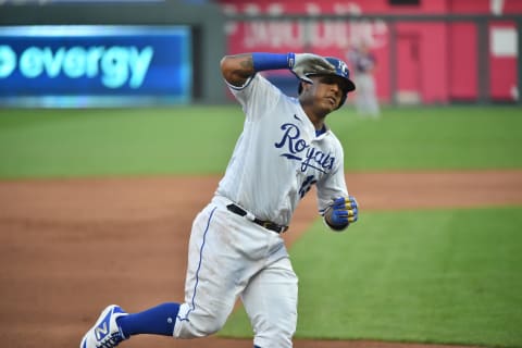 KC Royals, Salvador Perez. (Photo by Ed Zurga/Getty Images)