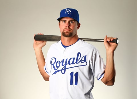 Feb 25, 2016; Surprise, AZ, USA; Kansas City Royals outfielder Bubba Starling poses for a portrait during photo day at Surprise Stadium. Mandatory Credit: Mark J. Rebilas-USA TODAY Sports