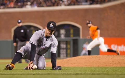 Think I see some pieces of his career next to the ball. Mandatory Credit: Kelley L Cox-USA TODAY Sports