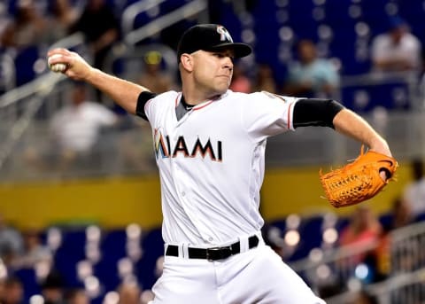 David Phelps was a regular Swiss Army Knife for the Marlins in 2016. Mandatory Credit: Steve Mitchell-USA TODAY Sports