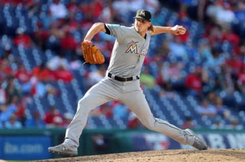 PHILADELPHIA, PA – SEPTEMBER 16: Adam Conley #61 of the Miami Marlins delivers a pitch during the ninth inning of a game against the Philadelphia Phillies at Citizens Bank Park on September 16, 2018 in Philadelphia, Pennsylvania. The Marlins defeated the Phillies 6-4. (Photo by Rich Schultz/Getty Images)