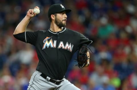 PHILADELPHIA, PA – SEPTEMBER 15: Kyle Barraclough #46 of the Miami Marlins. (Photo by Rich Schultz/Getty Images)