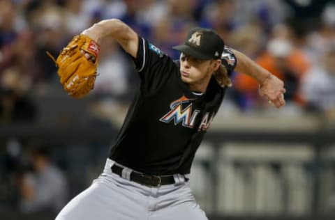 NEW YORK, NY – SEPTEMBER 29: Adam Conley #61 of the Miami Marlins pitches in the eighth inning against the New York Mets at Citi Field on September 29, 2018 in the Flushing neighborhood of the Queens borough of New York City. (Photo by Jim McIsaac/Getty Images)