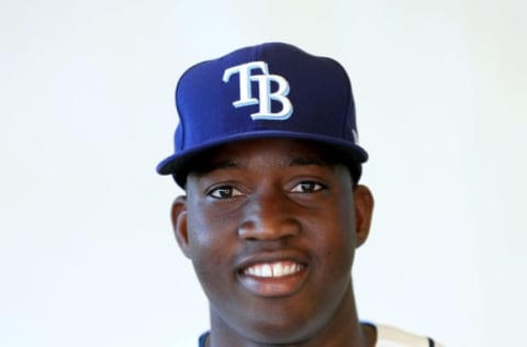 PORT CHARLOTTE, FLORIDA – FEBRUARY 17: Jesus Sanchez #65 of the Tampa Bay Rays. (Photo by Mike Ehrmann/Getty Images)