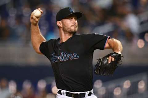 MIAMI, FL – MAY 03: Tyler Kinley #39 of the Miami Marlins. (Photo by Mark Brown/Getty Images)