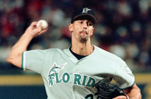 Kevin Brown of the Florida Marlins. (Photo credit should read STEVE SCHAEFER/AFP via Getty Images)