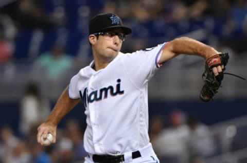 MIAMI, FL – JULY 30: Zac Gallen #52 of the Miami Marlins. (Photo by Mark Brown/Getty Images)