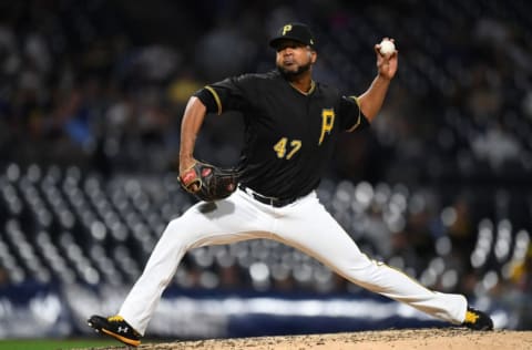 PITTSBURGH, PA – SEPTEMBER 24: Francisco Liriano #47 of the Pittsburgh Pirates. (Photo by Joe Sargent/Getty Images)