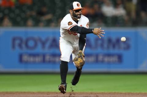 BALTIMORE, MARYLAND – SEPTEMBER 10: Jonathan Villar #2 of the Baltimore Orioles. (Photo by Patrick Smith/Getty Images)