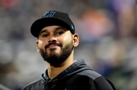 NEW YORK, NEW YORK – SEPTEMBER 24: Pablo Lopez #49 of the Miami Marlins. (Photo by Emilee Chinn/Getty Images)