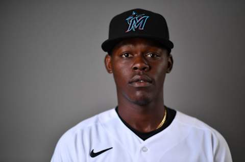 JUPITER, FLORIDA – FEBRUARY 19: Jazz Chisholm #70 of the Miami Marlins. (Photo by Mark Brown/Getty Images)