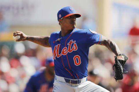 JUPITER, FLORIDA – FEBRUARY 22: Marcus Stroman #0 of the New York Mets. (Photo by Michael Reaves/Getty Images)