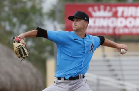 JUPITER, FL – FEBRUARY 26: Braxton Garrett #94 of the Miami Marlins. (Photo by Joel Auerbach/Getty Images)