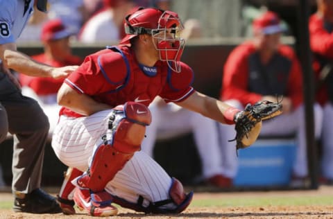 CLEARWATER, FLORIDA – MARCH 07: J.T. Realmuto #10 of the Philadelphia Phillies. (Photo by Michael Reaves/Getty Images)