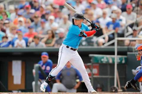 JUPITER, FLORIDA – MARCH 09: Corey Dickerson #23 of the Miami Marlins. (Photo by Michael Reaves/Getty Images)