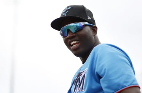 JUPITER, FLORIDA – MARCH 09: Jesus Sanchez #76 of the Miami Marlins. (Photo by Michael Reaves/Getty Images)