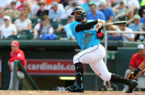 JUPITER, FL – MARCH 10: Jonathan Villar #2 of the Miami Marlins. (Photo by Rich Schultz/Getty Images)